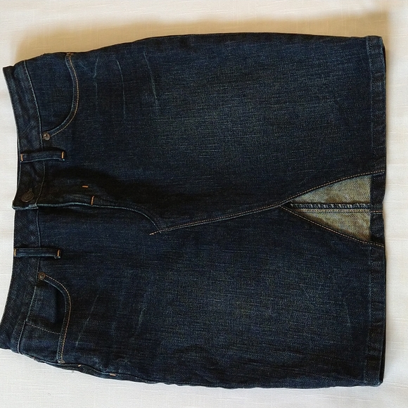 Banana Republic jeans mini skirt size 2 petite - Picture 6 of 8